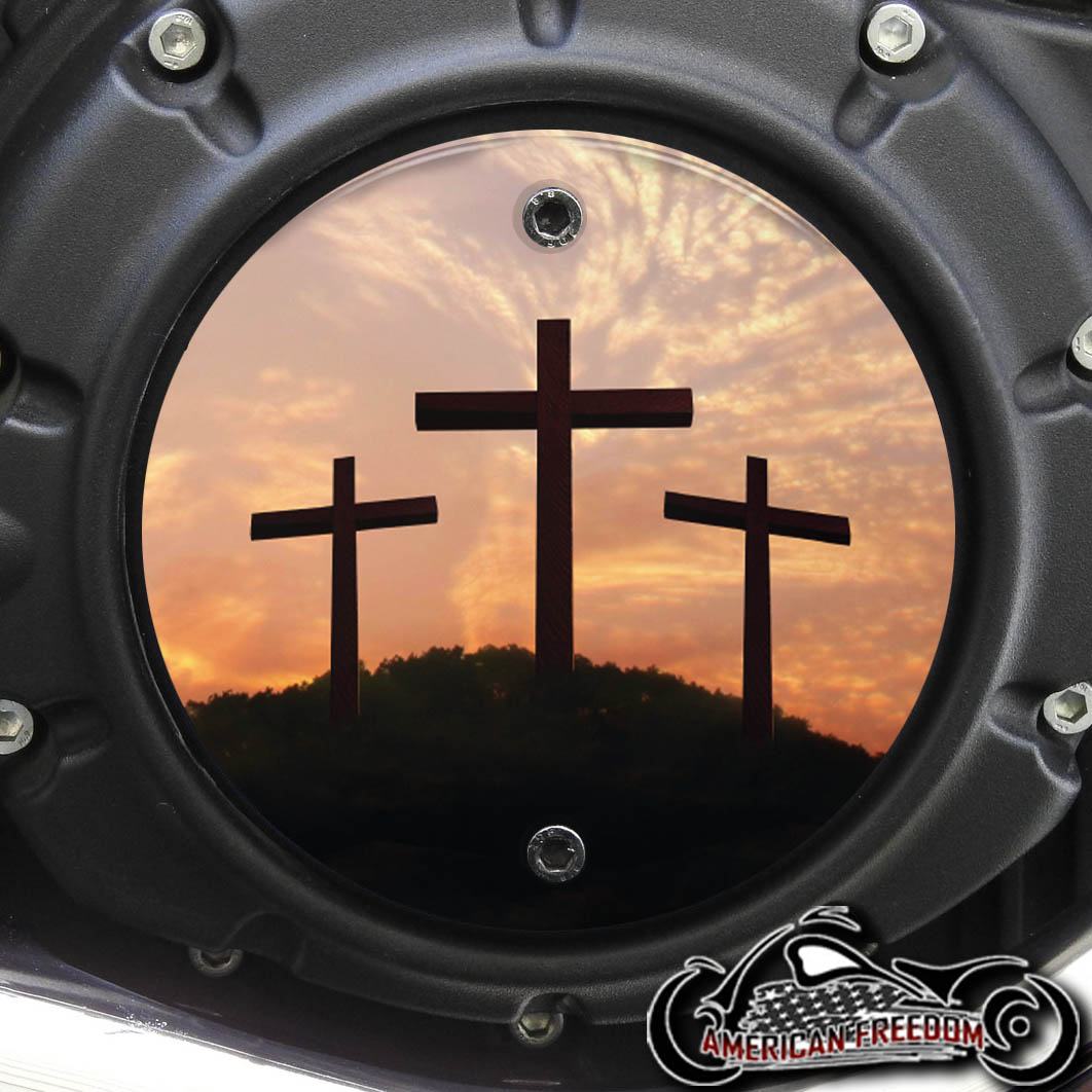 Indian Scout Derby Cover - Sunset Crosses